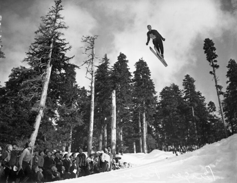 The History of Ski Jumping in the Mountains to Sound Greenway