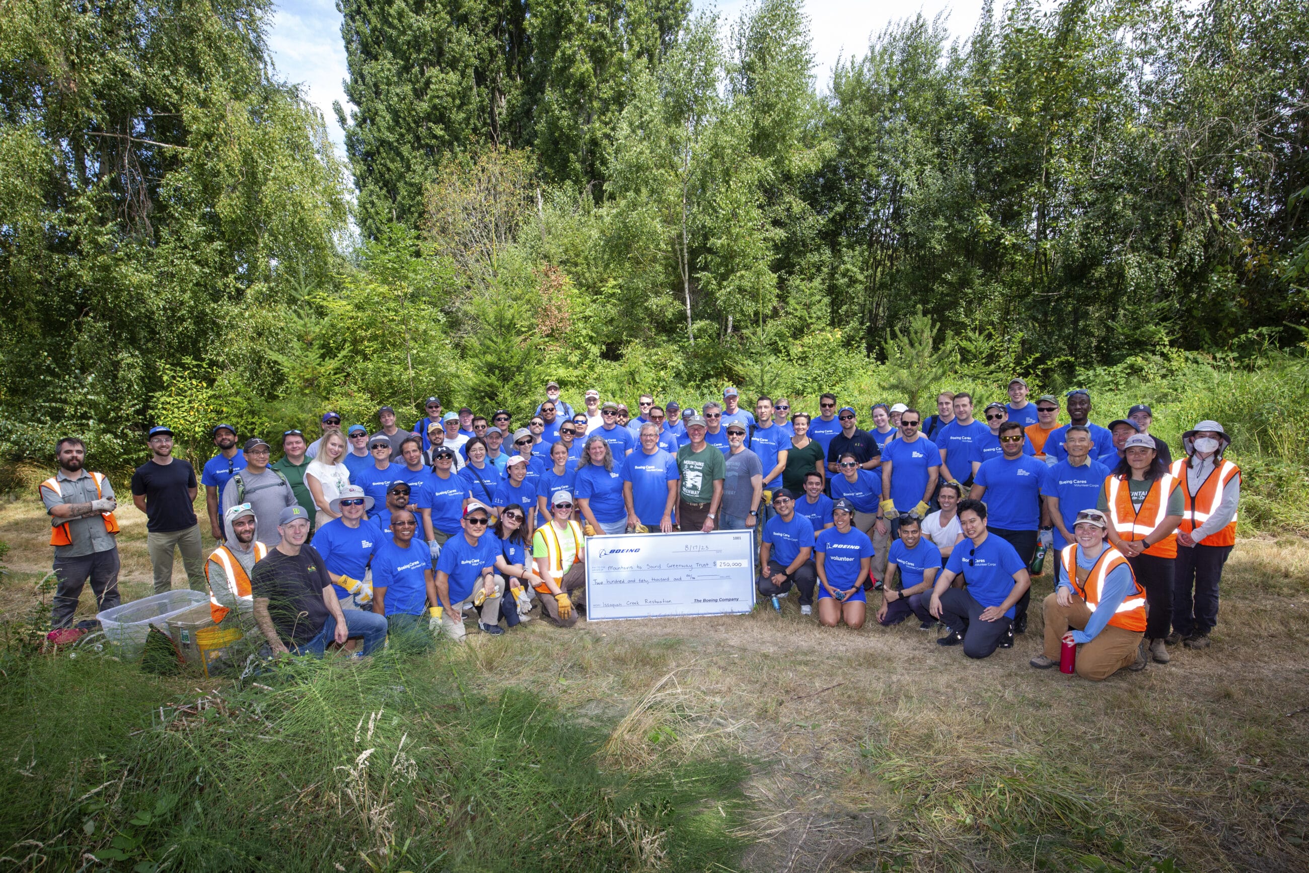 Boeing Supports Vital Salmon-Recovery Work in Lake Sammamish State Park with a $250,000 Grant